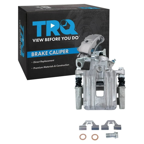 TRQ Rear Right Brake Caliper w/Bracket Passenger Side Compatible with 2000-2006 Audi TT TT Quattro 1999-2005 Volkswagen Jetta