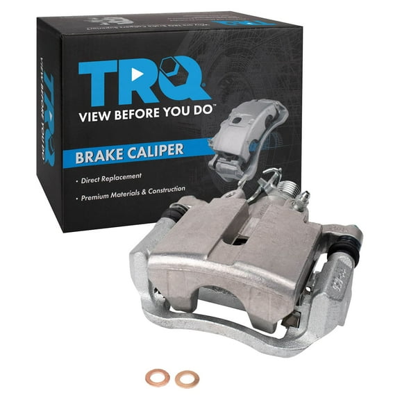 TRQ Rear Right Brake Caliper w/Bracket Passenger Side Compatible with 2004 Pontiac Grand Prix