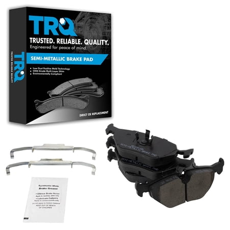 TRQ Rear Semi Metallic Brake Pads Kit for BMW M3 Z4 325 540 735 Series BFA73657