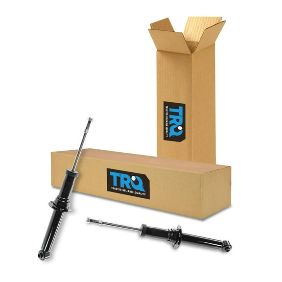 TRQ Rear Shock Absorber Left Driver & Right Passenger Pair for 90-94 Lexus LS400 SBA60256