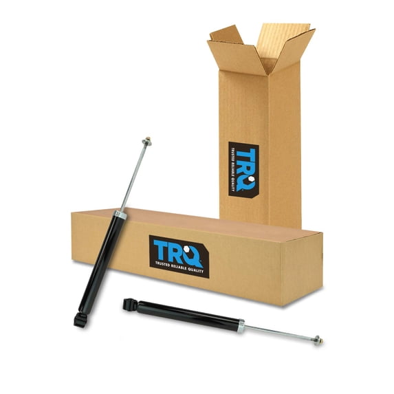 TRQ Rear Shock Absorber Set Pair for Volkswagen VW Beetle Golf GTI Jetta SBA60146 Fits select: 1998-2010 VOLKSWAGEN NEW BEETLE
