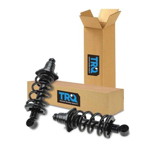 TRQ Rear Strut & Coil Spring Assembly Set Driver & Passenger Sides Fits Select 03-11 Honda Element