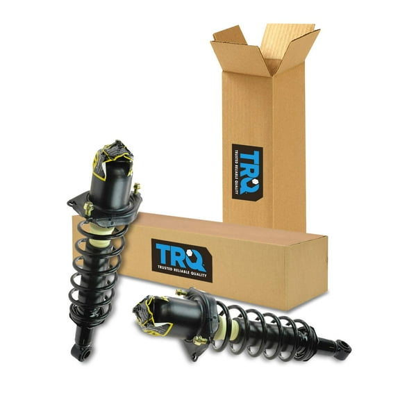 TRQ Rear Strut & Coil Spring Assembly Set Driver & Passenger Sides Fits Select 04-09 Toyota Prius