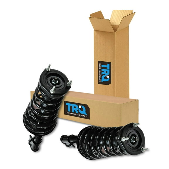 TRQ Rear Strut & Coil Spring Assembly Set Driver & Passenger Sides Fits Select 97-01 Toyota Camry 99-03 Solara