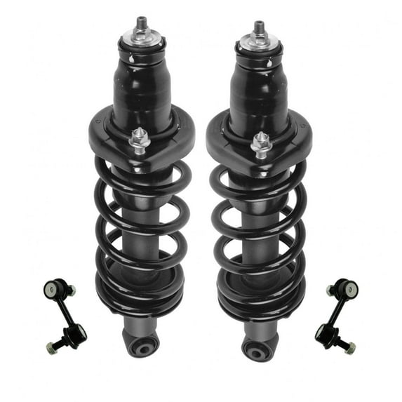 TRQ Rear Suspension Kit Shock & Spring Assemblies & Sway Links for Civic SCA67232 Fits select: 2001 HONDA CIVIC, 2002-2005 HONDA CIVIC LX
