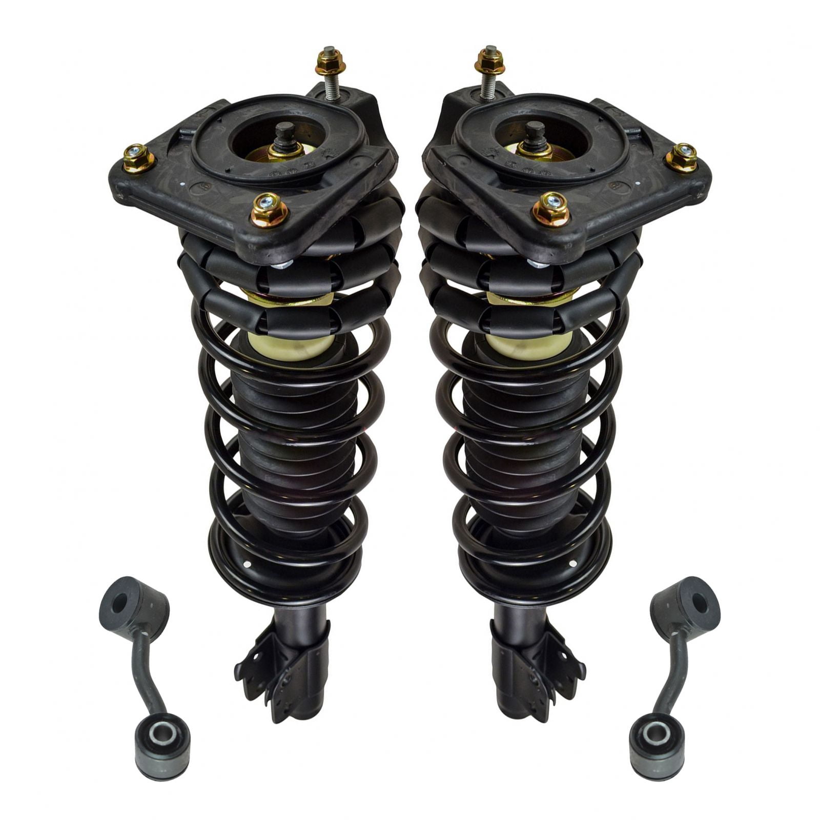 TRQ Rear Suspension Kit Strut Spring Assemblies & Sway Links for GM ...
