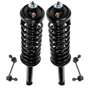TRQ Rear Suspension Kit Shock & Spring Strut Assembly Sway Bar Stabilizer Link Fits 1997-2001 Honda CR-V