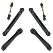 TRQ Rear Suspension Kit Upper & Lower Control Arms Sway Bar End Links 6pc New PSA63587 Fits select: 1998-2011 MERCURY GRAND MARQUIS, 1998-2011 FORD CROWN VICTORIA