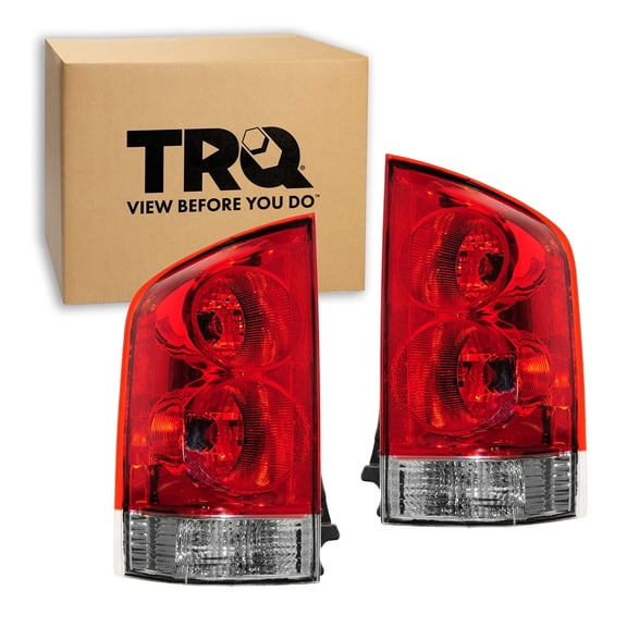 TRQ Rear Tail Light Set Driver Passenger Side Fits 2005-2015 Nissan Armada