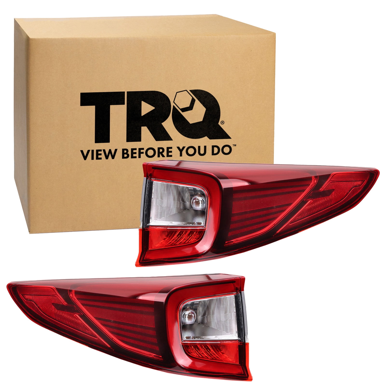 TRQ Rear Tail Lights Set AC2804114 AC2805114 Fits 2019-2024 Acura RDX