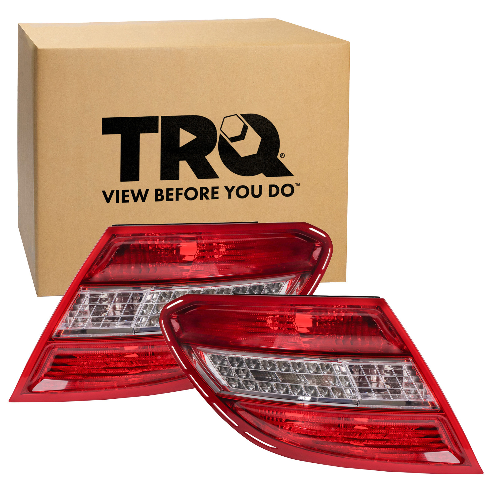 TRQ Rear Tail Lights Set MB2800128 MB2801128 Fits 2008-2011 Mercedes ...