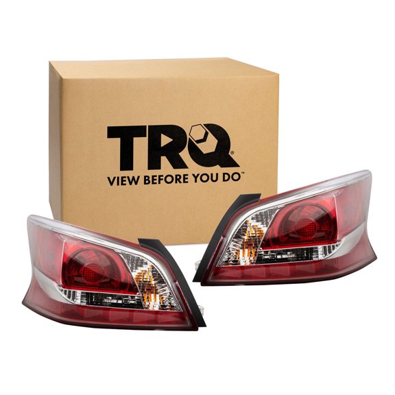 TRQ Rear Tail Lights Set NI2800195 NI2801195 Fits 2013 Nissan Altima