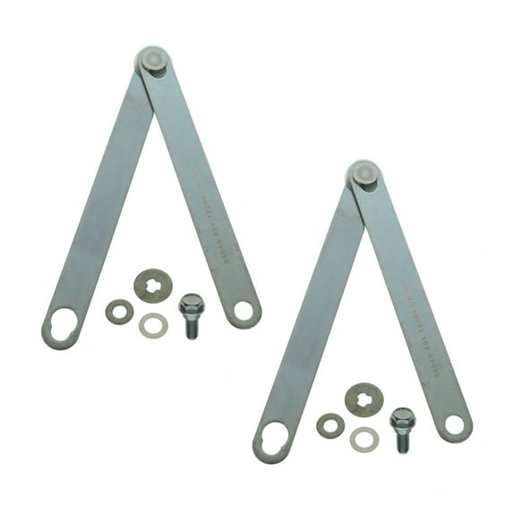 TRQ Rear Tailgate Stay Pair Set for 86-97 Nissan D21 Hardbody Pickup BDA42178