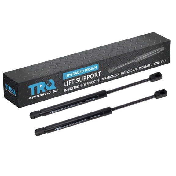 TRQ Driver & Passenger Side Trunk Lid Lift Support Shock Strut Set Fits 2008-2012 Chevrolet Malibu