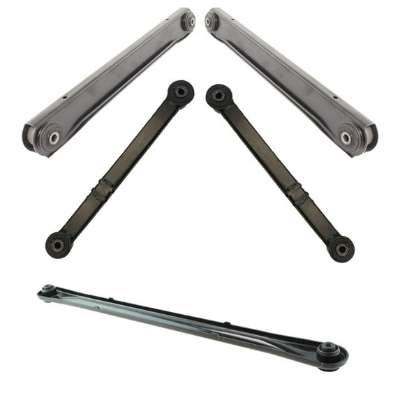 TRQ Rear Upper Lower Control Arm Track Bar Kit for Tahoe Suburban Yukon Escalade PSA65086 Fits select: 2010-2014 CHEVROLET TAHOE, 2010-2014 CHEVROLET SUBURBAN