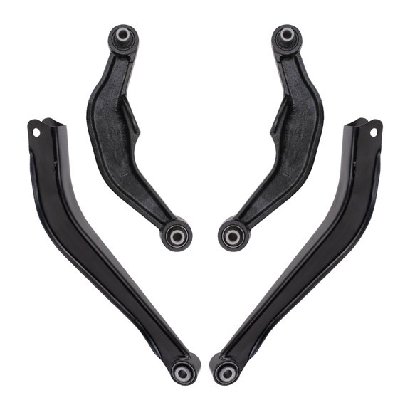 TRQ Rear Upper and Lower Control Arm Set 4 Pieces Driver and Passenger Side Fits 2003 Subaru Baja 2000-2004 Subaru Outback