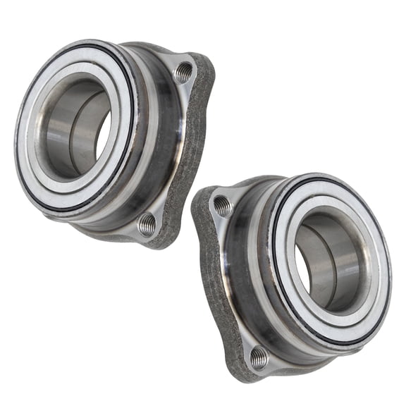 TRQ Rear Wheel Bearing Assembly Pair LH Driver & RH Passenger Sides for BMW BHA64701 Fits select: 2011-2016 BMW 528, 2010-2017 BMW 535