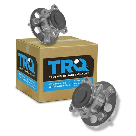 TRQ Rear Wheel Bearing Hub Assembly Driver Passenger Pair for Toyota Yaris New BHA53764
