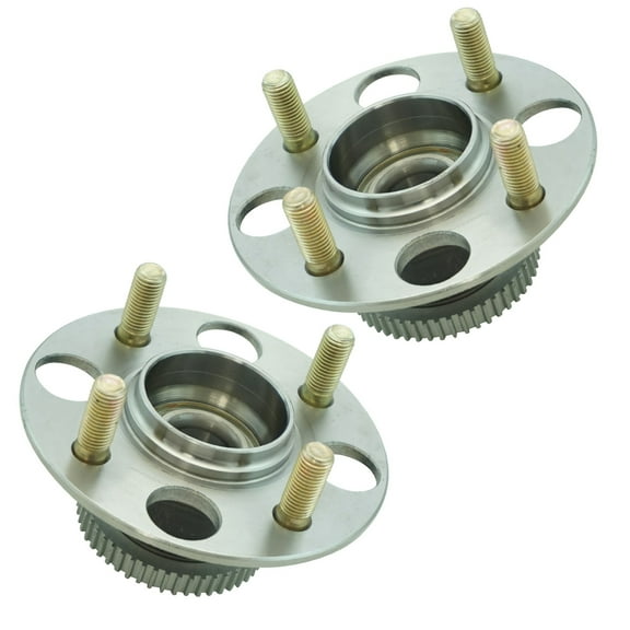 TRQ Rear Wheel Bearing & Hub Assembly LR RR Set of 2 Pair for Honda Insight BHA65724