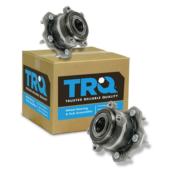TRQ Rear Wheel Bearing Hub Assembly Pair Set Of 2 L & R For Nissan Murano AWD BHA53724