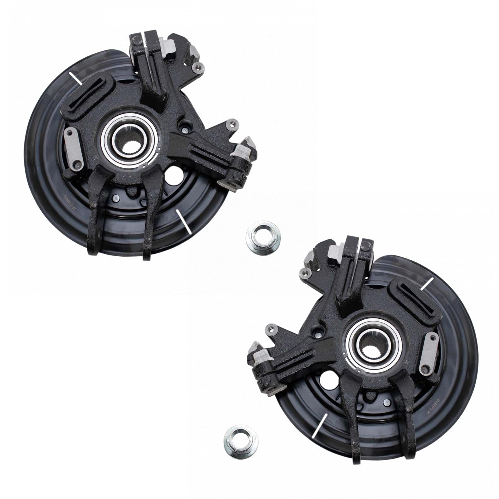 TRQ Rear Wheel Bearing & Hub Assembly with Knuckle Pair for Ford ...