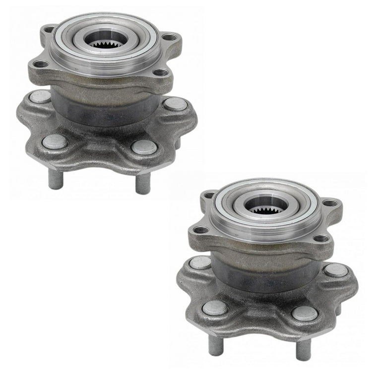 TRQ Rear Wheel Hub & Bearing Assembly Pair LH RH Sides for 03-09