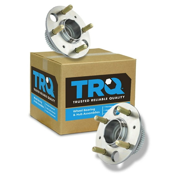 TRQ Rear Wheel Hub & Bearing Assembly Pair Set for Honda Acura Civic w/ ABS BHA53426 Fits select: 1990-1996,1999 ACURA INTEGRA
