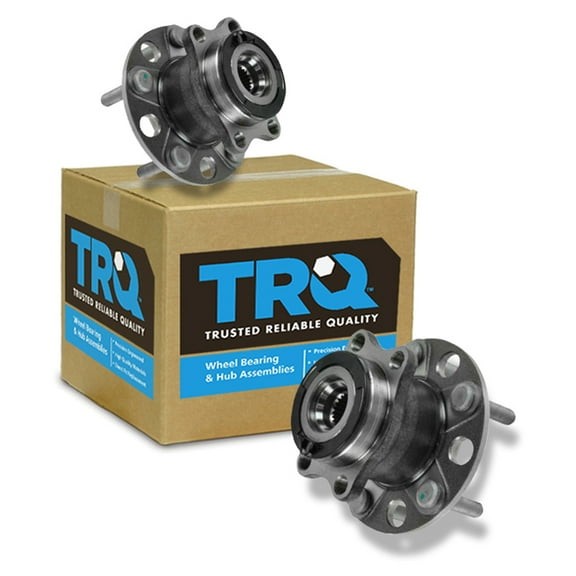 TRQ Rear Wheel Hub & Bearing Left & Right Pair for Compass Patriot w/ ABS AWD BHA53609