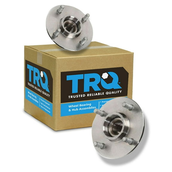 TRQ Rear Wheel Hub & Bearing Pair Set For Nissan Stanza Altima BHA53567