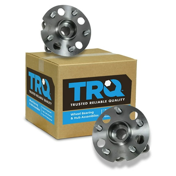 TRQ Rear Wheel Hub & Bearing Pair Set for Toyota 4WD 4x4 AWD BHA53528 Fits select: 2004-2013 TOYOTA HIGHLANDER, 2004-2009 LEXUS RX