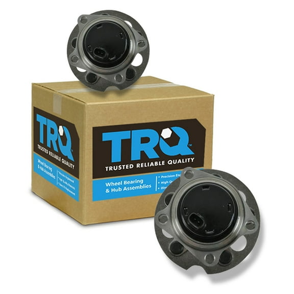 TRQ Rear Wheel Hub & Bearing Pair for 96-05 Rav-4 w/ ABS 2WD 2x4 BHA53612 Fits select: 1996-2005 TOYOTA RAV4