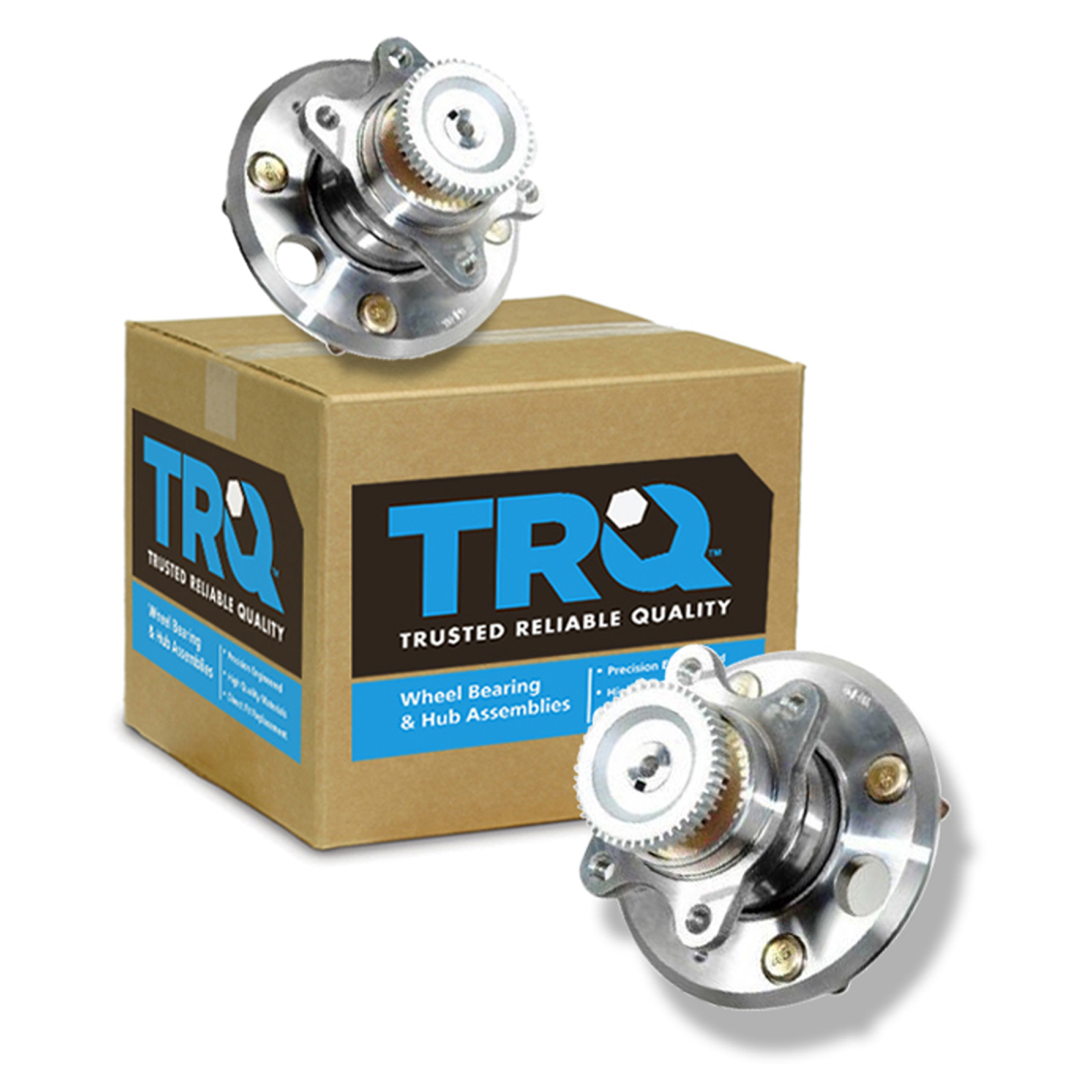 Autosuperstar 4pc Wheel Hub & Bearing Assembly For Kia Spectra & Hyundai Elantra 2005-09 – Front Or Rear, Steel, 1-Yr Warranty