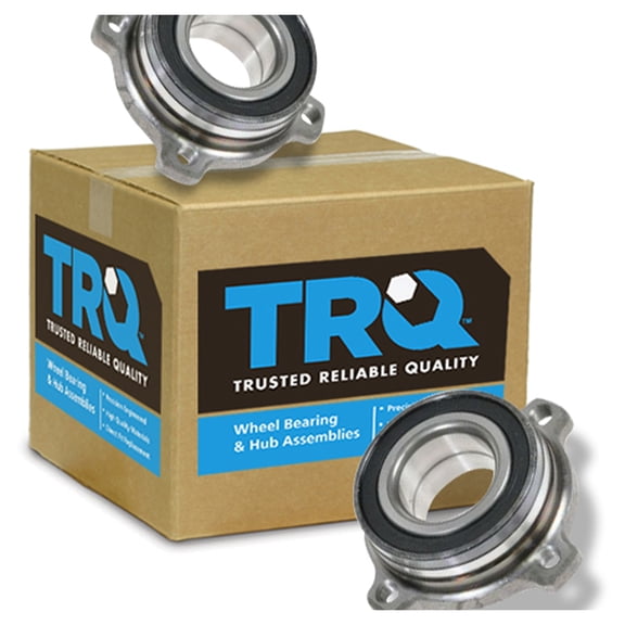 TRQ Rear Wheel Hub Bearings Left & Right Pair Set for BMW 528 540 5 Series BHA52868