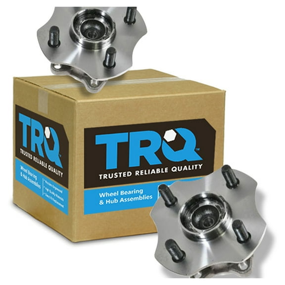 TRQ Rear Wheel Hubs & Bearing Left & Right Pair Set for 00-05 Toyota Echo BHA53553