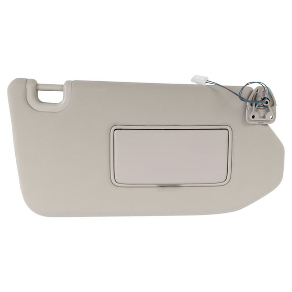 TRQ Right Gray Sun Visor Fits 2015-2019 Nissan Pathfinder INA05121