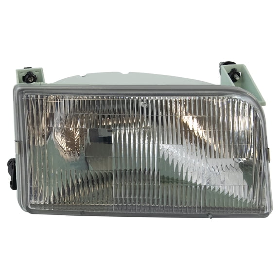 TRQ Right Passenger Side Headlight Assembly Fits 92-96 Ford Bronco 92-97 Ford F150 97 Foird F250 HD 92-97 Ford F250 92-97 Ford F350 FO2503114