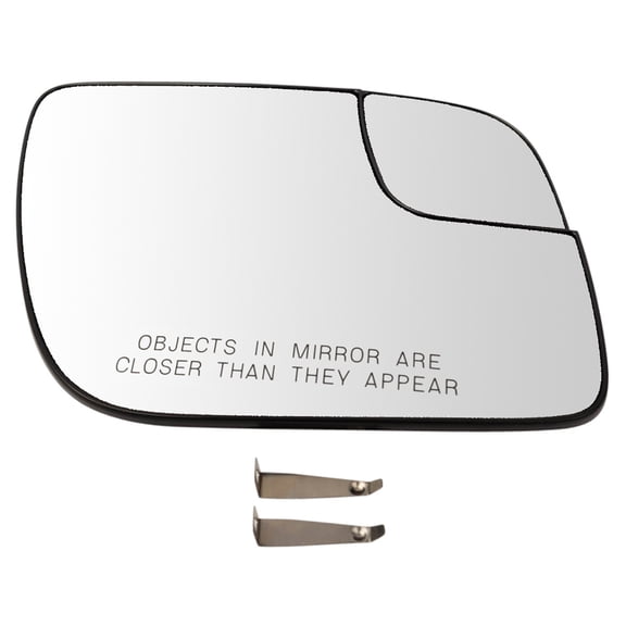 TRQ Right Passenger Side Mirror Glass Convex Snap On Fits 2016-2019 Ford Explorer 2013-2019 Ford Police Interceptor Utility FO1325218