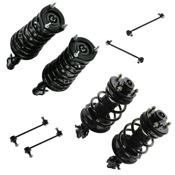 TRQ Shock Strut Coil Spring Assembly & Stabilizer Sway Bar LinkSet for Toyota PSA56286 Fits select: 1997-2001 TOYOTA CAMRY, 1999-2001 TOYOTA CAMRY SOLARA