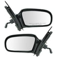 thumbnail image 1 of TRQ Side Door Manual Mirror Left LH & Right RH Pair for 95-05 Chevy 4 Door Sedan MRA09144 Fits select: 1995-2005 CHEVROLET CAVALIER, 1995-2003 PONTIAC SUNFIRE, 1 of 5