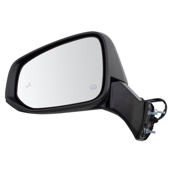 TRQ Driver Side Power Heated Paint to Match Mirror with Blind Spot Indicator without Memory Fits 2020-2023 Toyota Highlander TO1320415