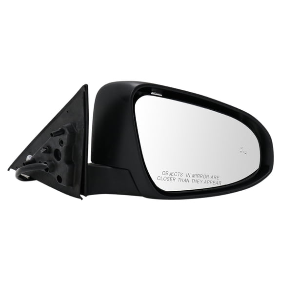 TRQ Passenger Side Mirror Power Heated with Blind Spot Indicator Paint to Match Fits 2013-2014 Toyota Camry XLE Hybrid SE TO1321316