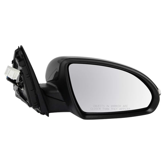 TRQ Side View Door Mirror Turn Signal Heated Paint to Match RH for Kia Optima MRA08659