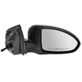 thumbnail image 1 of TRQ Side View Mirror Manual Remote Passenger Right RH for 11-14 Chevy Cruze MRA05993, 1 of 3