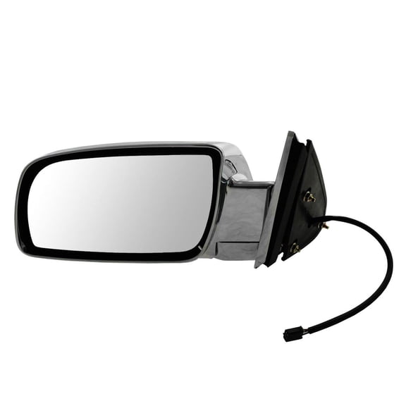 TRQ Side View Mirror Power Folding Chrome LH for Chevy GMC C/K Suburban MRA06315 Fits select: 1988-2000 CHEVROLET GMT-400, 1995-2000 CHEVROLET TAHOE