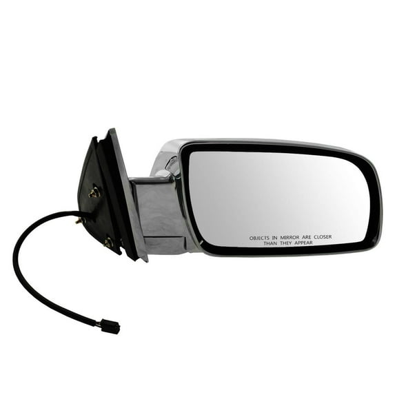 TRQ Side View Mirror Power Folding Chrome Passenger Right for GM C/K Suburban MRA06316 Fits select: 1988-2000 CHEVROLET GMT-400, 1995-2000 CHEVROLET TAHOE