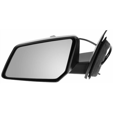 TRQ Driver Side Power Mirror Textured Black without Heat Fits 2009-2017 Chevrolet Traverse 2009-2016 GMC Acadia 2017 Acadia Limited 2008-2010 Saturn Outlook GM1320388