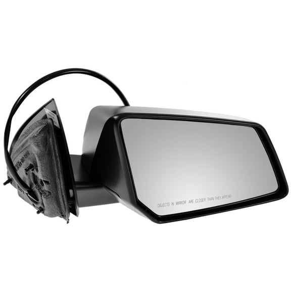 TRQ Passenger Side Power Mirror Textured Black Fits 2009-2017 Chevrolet Traverse 2009-2016 GMC Acadia 2017 Acadia Limited 2008-2010 Saturn Outlook GM1321388