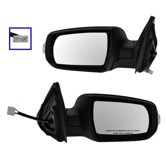 TRQ Side View Mirrors Power Heated Signal & Pair Set for 11-13 Sorento MRA09623 Fits select: 2011-2015 KIA SORENTO
