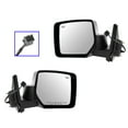 thumbnail image 1 of TRQ Side View Mirrors Power Heated Textured Black Pair for 07-15 Jeep Patriot MRA09294, 1 of 3