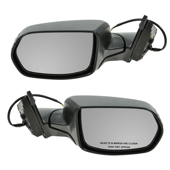 TRQ Side View Mirrors Power Left LH & Right RH Pair Set for 07-11 Honda CRV CR-V MRA09243